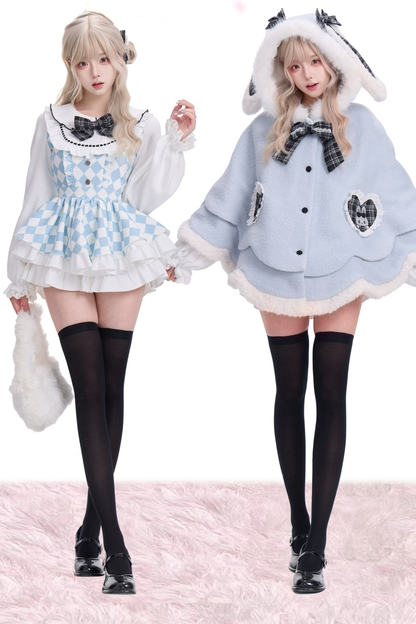 チェスファンタジードレス+コート+インナーパンツ