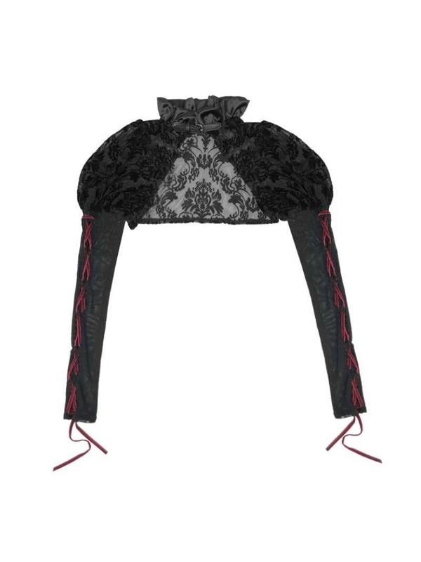 Hell Alice Gothic Dark Fishbone Straps Bird Gauge Corset Dress Set