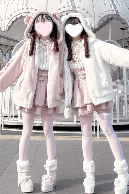 べアイヤーレースアップファーコート