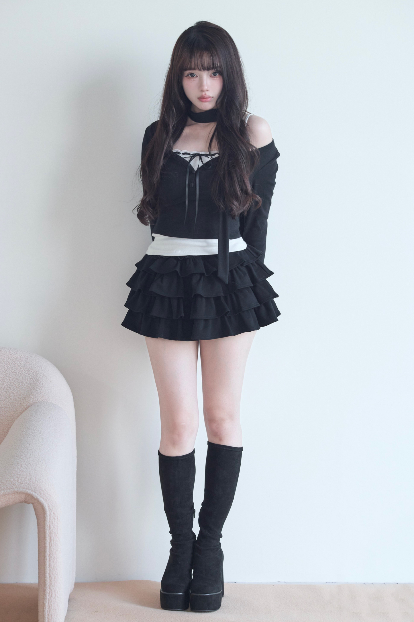 リトルリボントップス+キャミソール