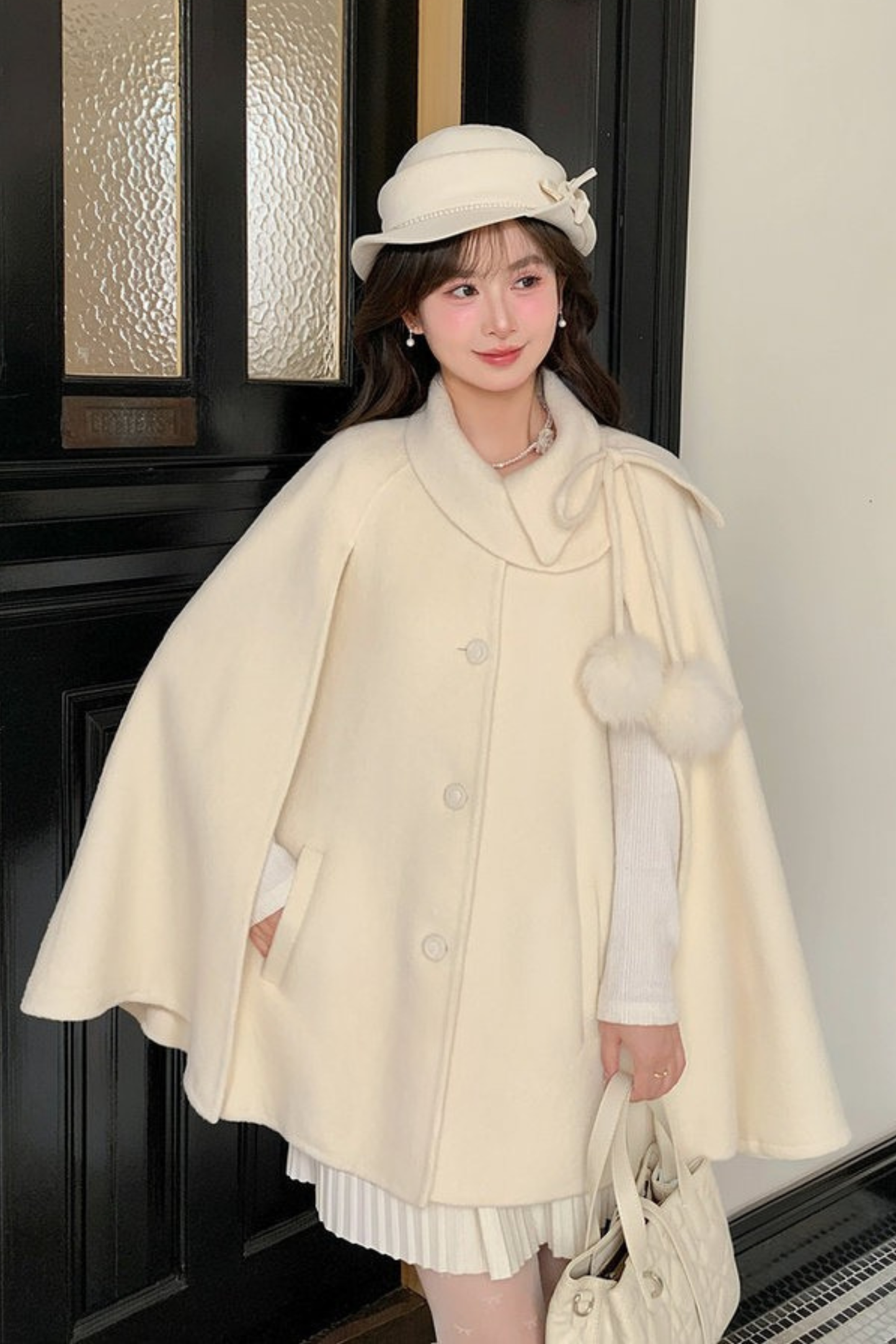 ガールスタイルケープコート