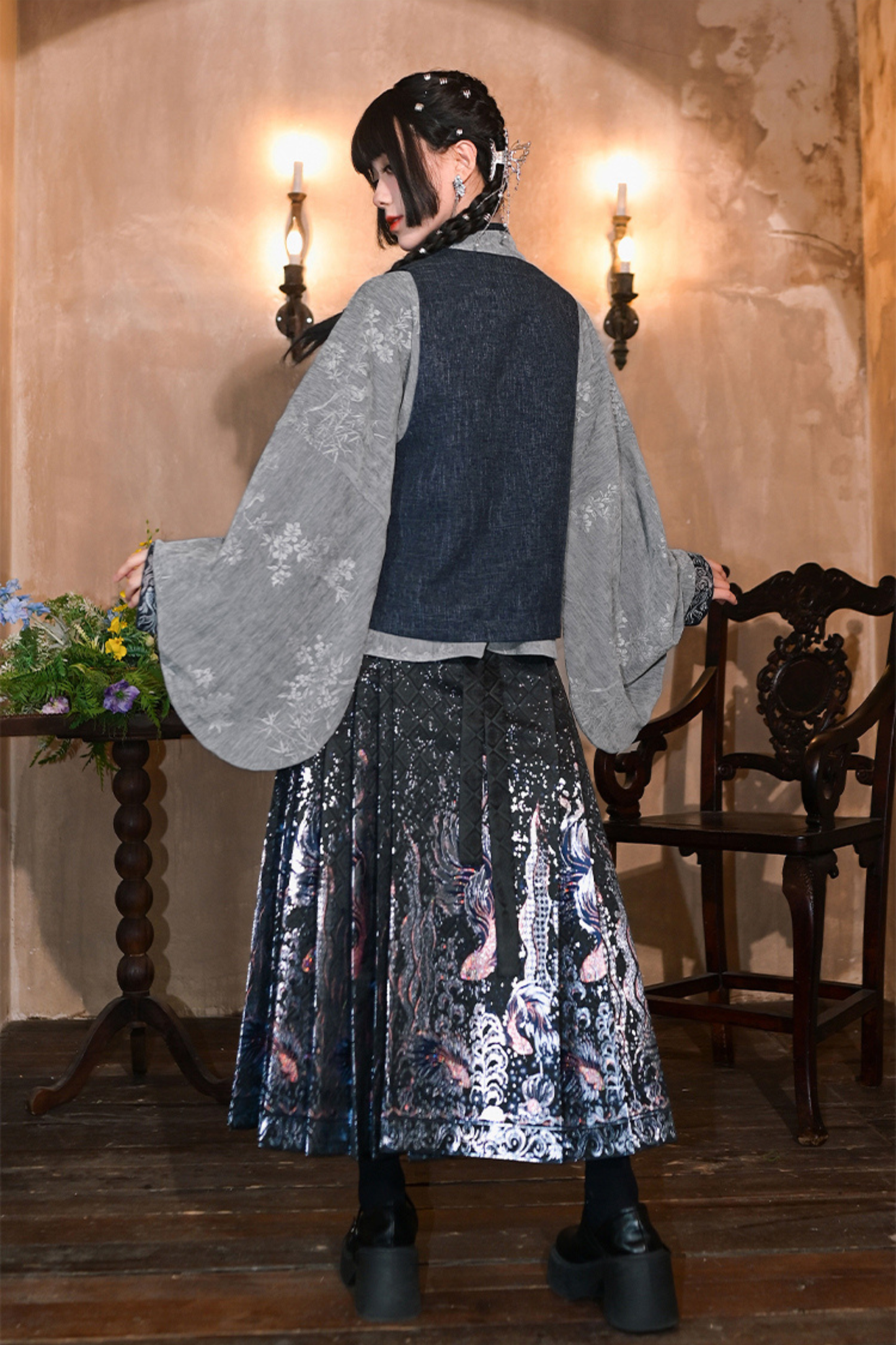 ミンスタイルハンフスカートセット