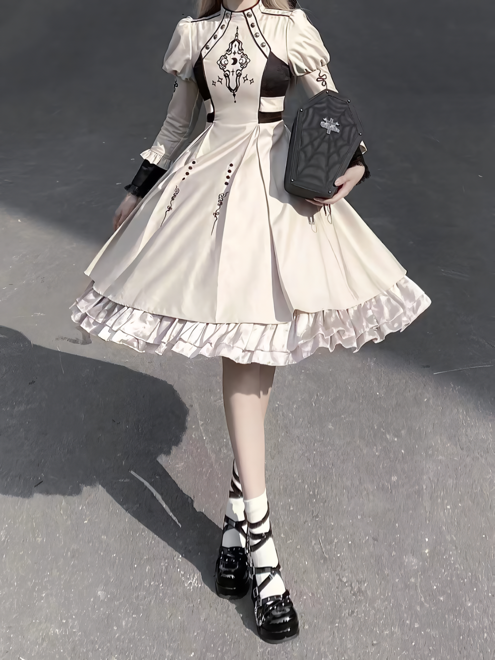 魔法少女ダークゴシックサスペンダーショートドレス