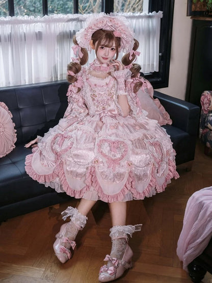 【2月22日予約締切】アンティークベリーローズロマンティックファンタジーロリータショートドレス