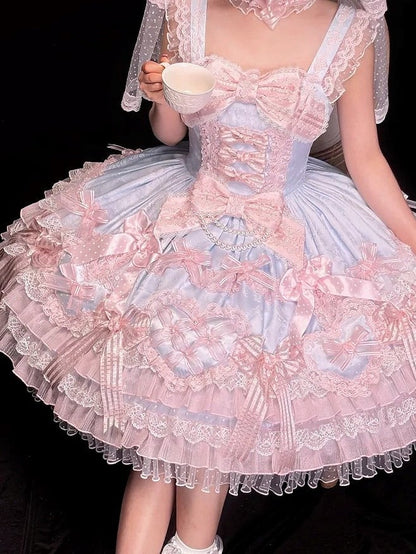 【12月26日予約締切】ピュアスイートローズファンタジーティアードロリータドレス