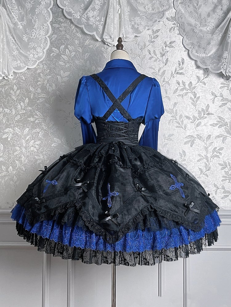 【12月8日予約締切】Black Mist Banquet ゴシックレースジュリエットスリーブシャツ