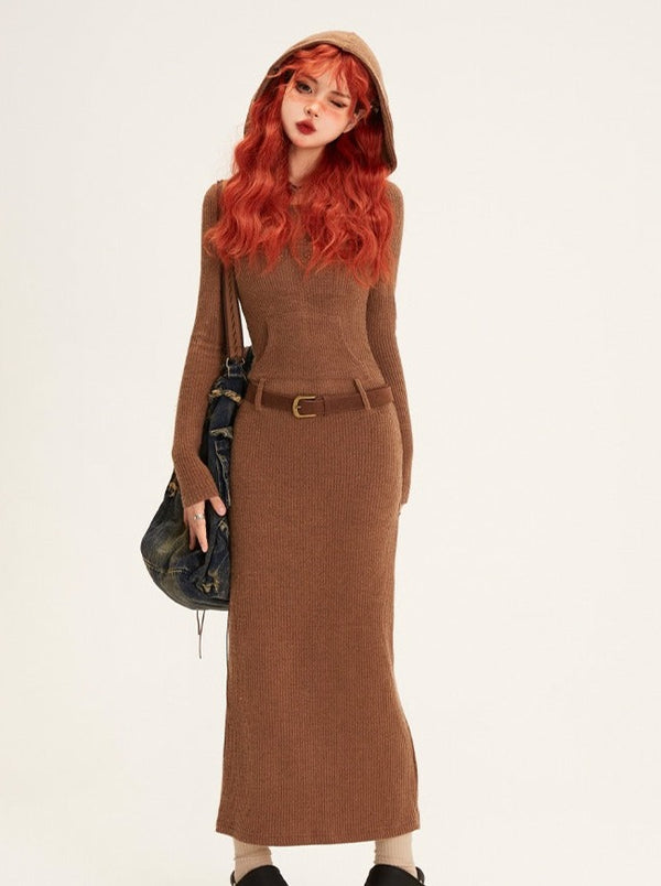 Hot Girl Slim Fit Long Short Dress