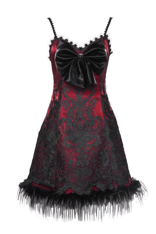 Dark Gothic Slim Slip Dress