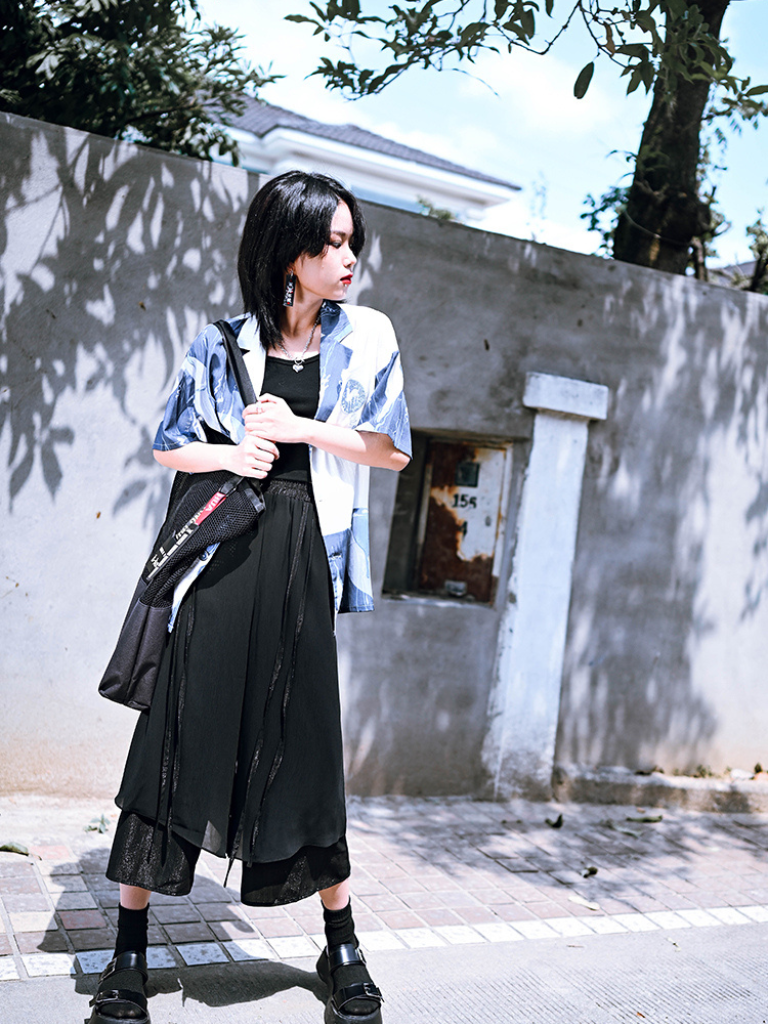 China Mode Chiffon casual shirt