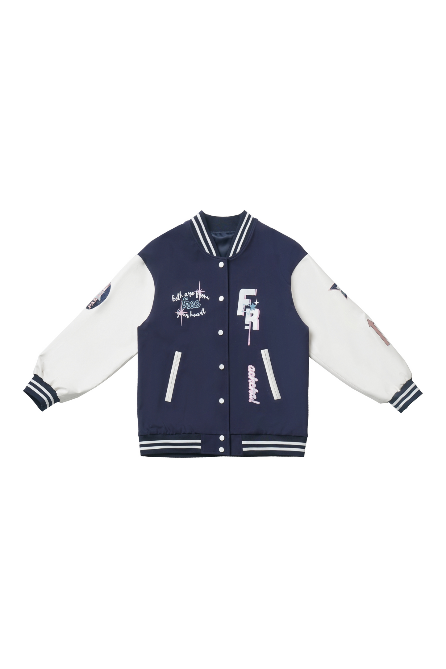 Navy Tex Chard Baseball Jacket Set