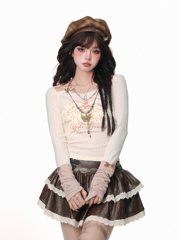 Pure Desire Long Sleeves Croptops