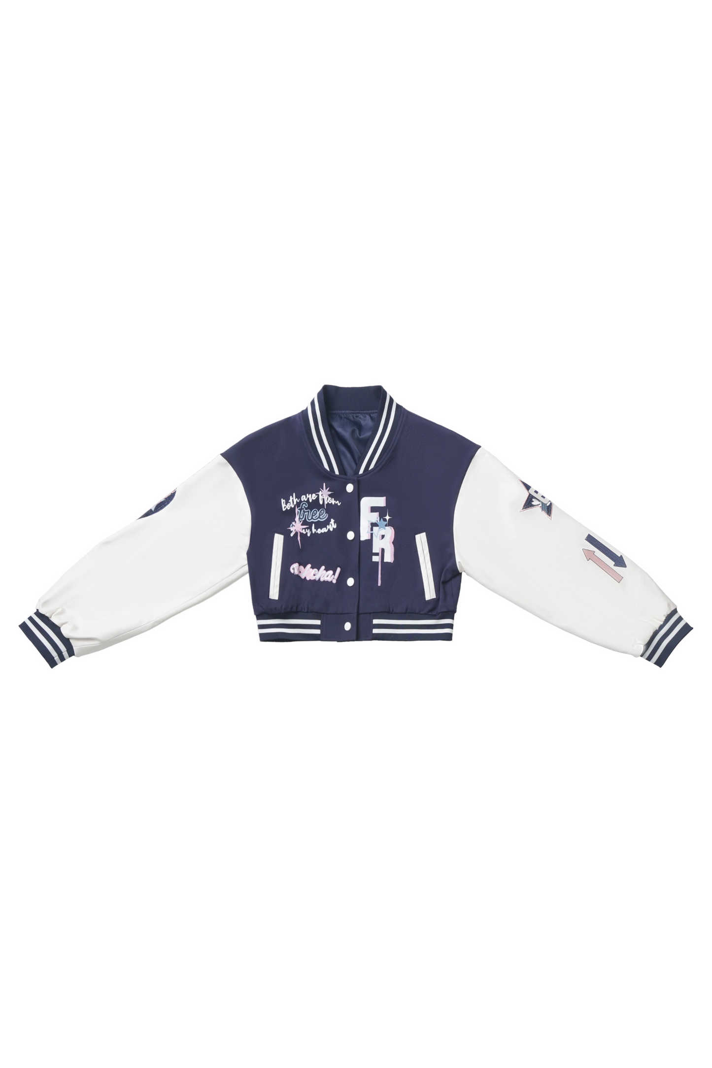 Navy Tex Chard Baseball Jacket Set