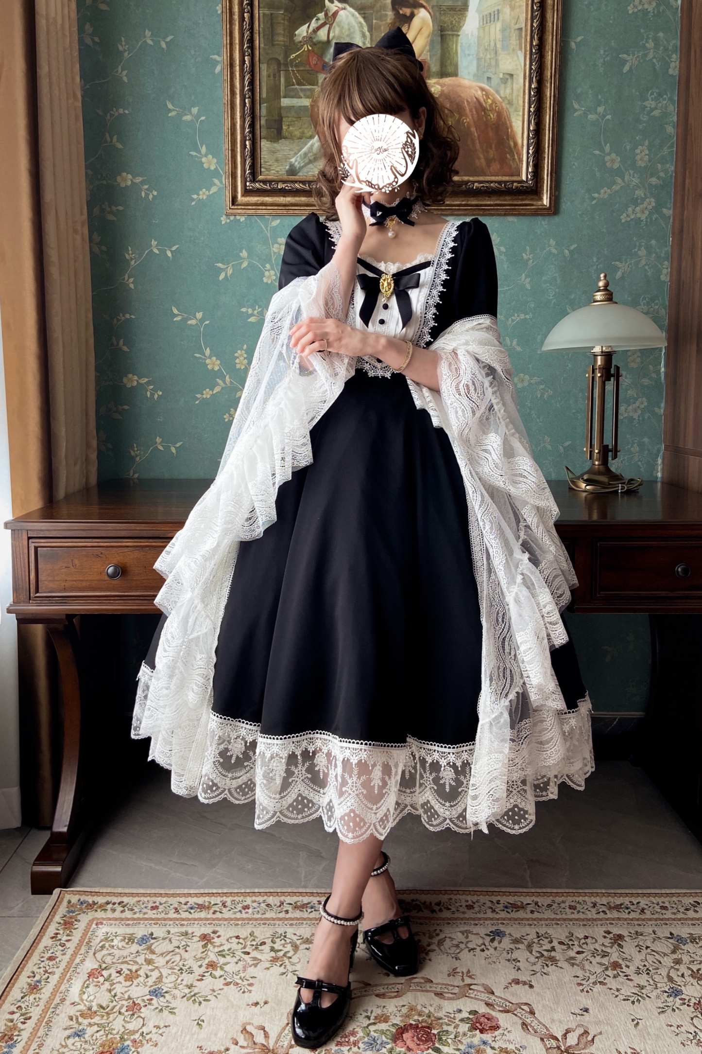 Elegant Retro Lace Classic Lolita Dress