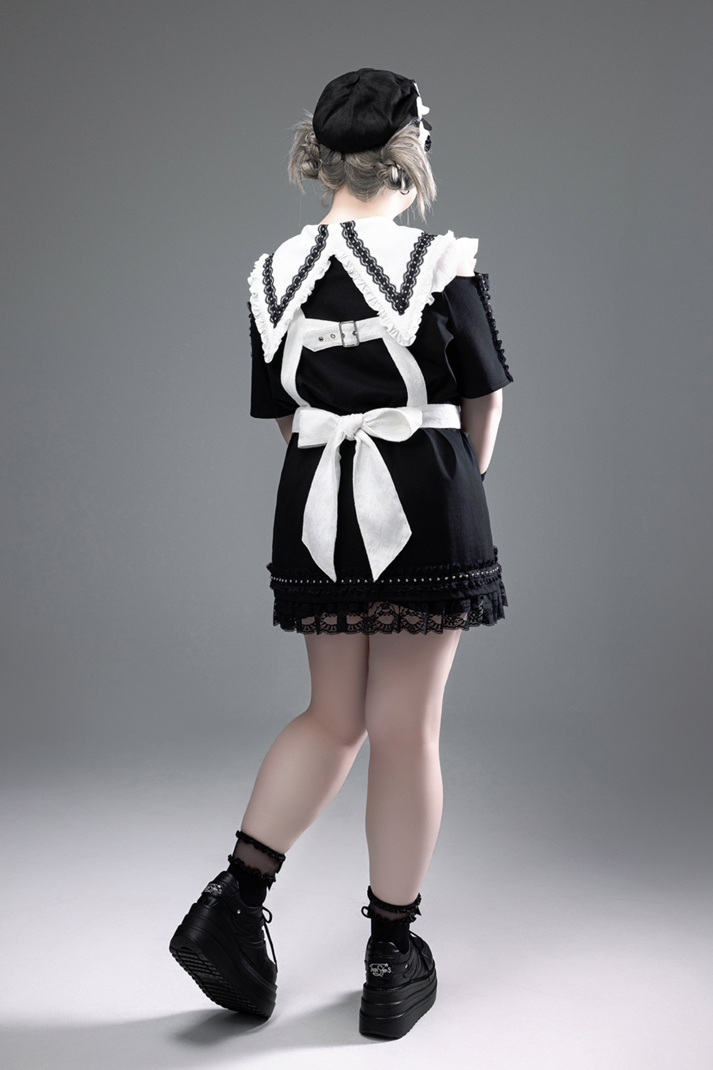 Witch Apprentice Subculture T-shirt Dress + Suspender Apron