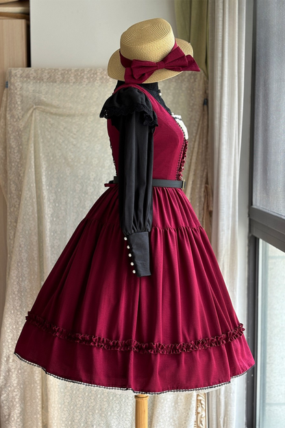 Sketch Wild Rose Elegant Lolita Jumperskirt