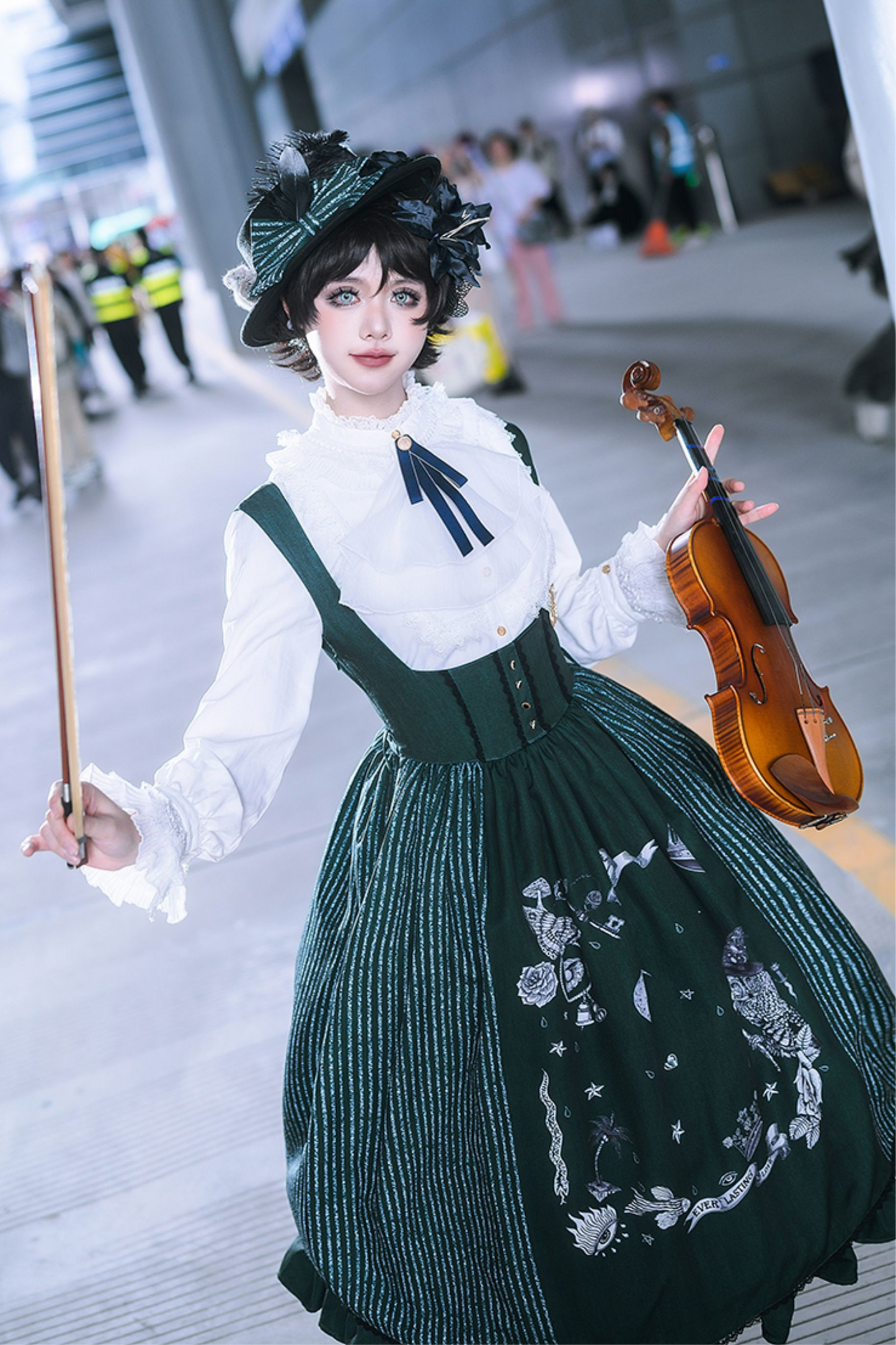 魔法学園レトロエレガントロリータジャンパースカート