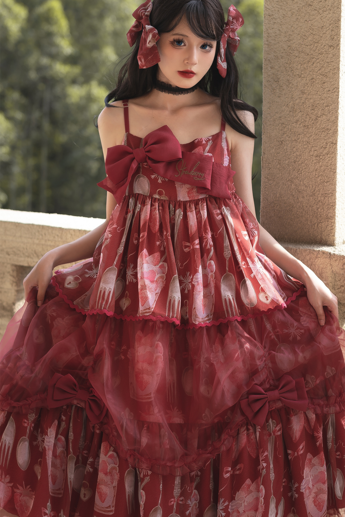 ストロベリーボックスロリータキャミソールドレス