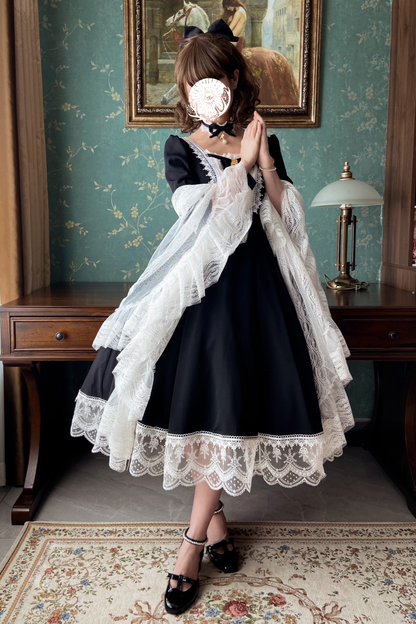 Elegant Retro Lace Classic Lolita Dress