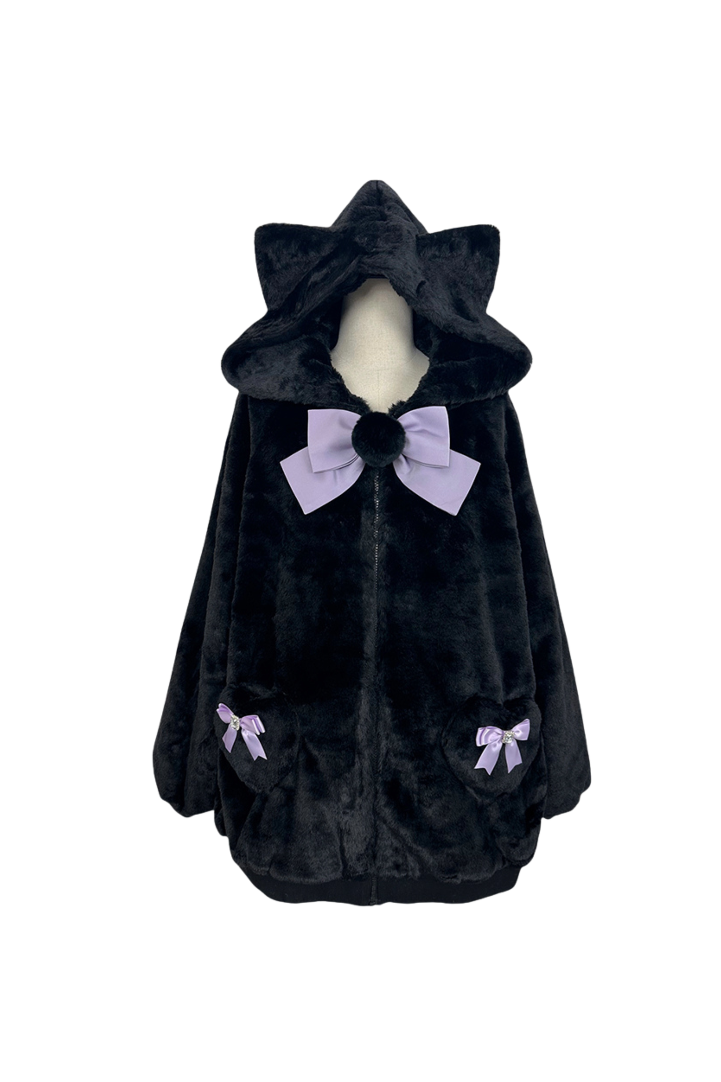 猫耳ぬいぐるみフードジャケット