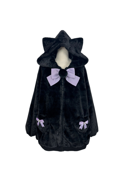 猫耳ぬいぐるみフードジャケット