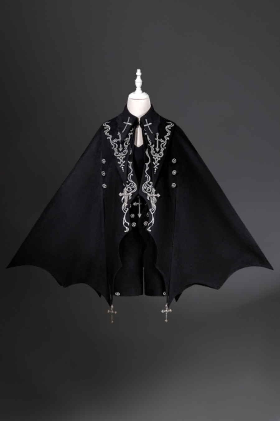 Ewige Nacht Gothic Cape + Oberteile + Hose