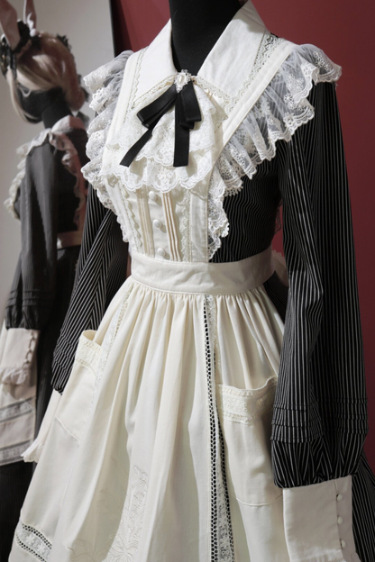 레트로 로리타 원피스 + 앞치마