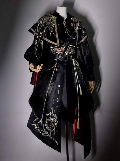 【予約商品】ダークファンタジーエンブロイダリーケープ＋シャツ＋コルセットトレーン＋パンツ/スカートコンプリートセット＋フルセット