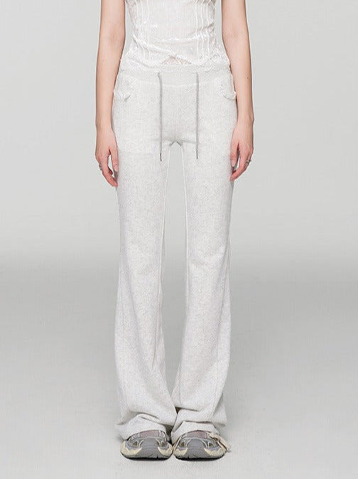 レースフードジップスウェットジャケット＋パンツ