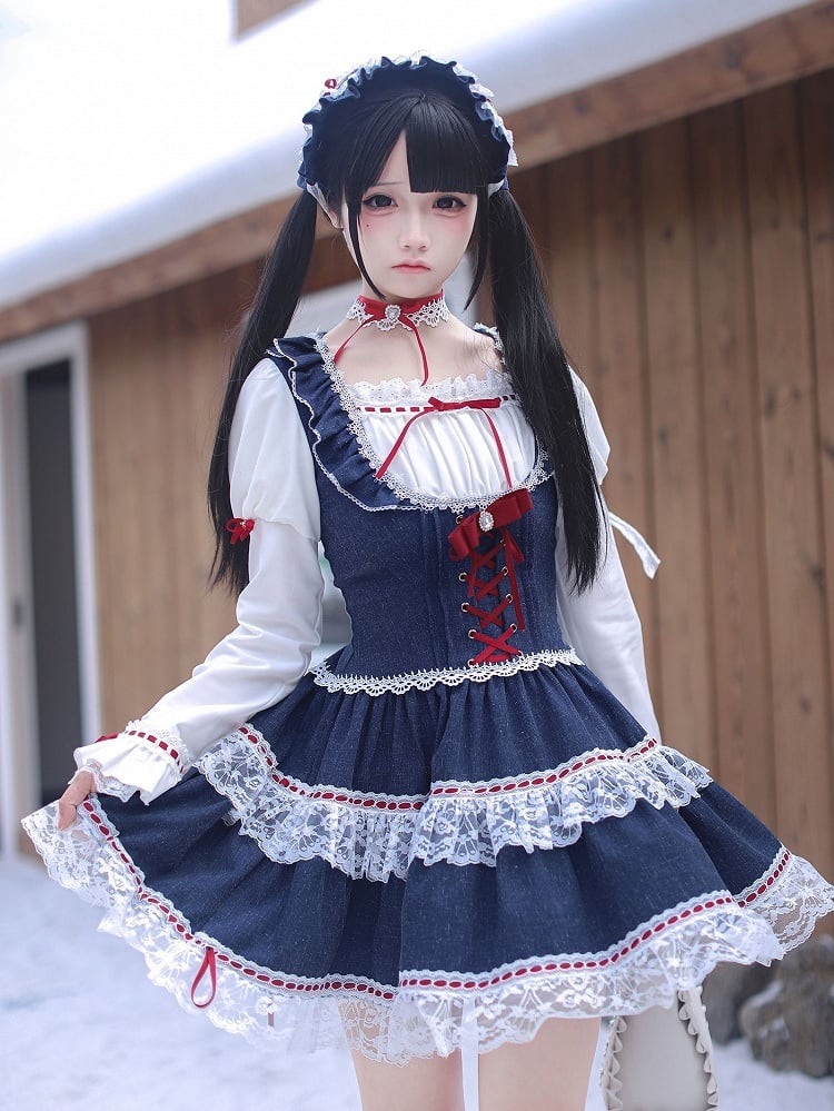 Snow White Snow White Juliet Sleeve Dress + Accessories