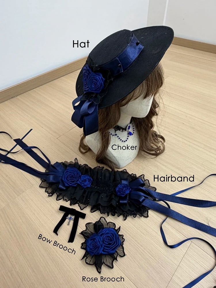 [Preordine entro il 28 aprile] Accessori della serie Lolita gotico elegante