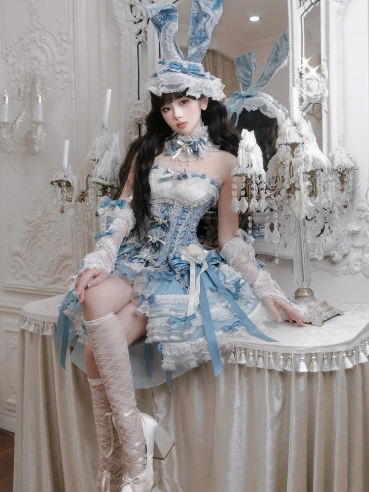 【4月8日予約締切】スウィートロリータバニーシリーズうさ耳ハット＋アクセサリー