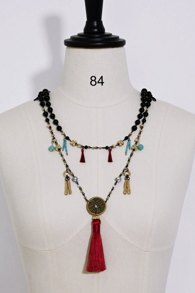 【11月1日予約締切】White Fox Chinese Fantasy Style Series Accessories（Beaded tassel necklace）