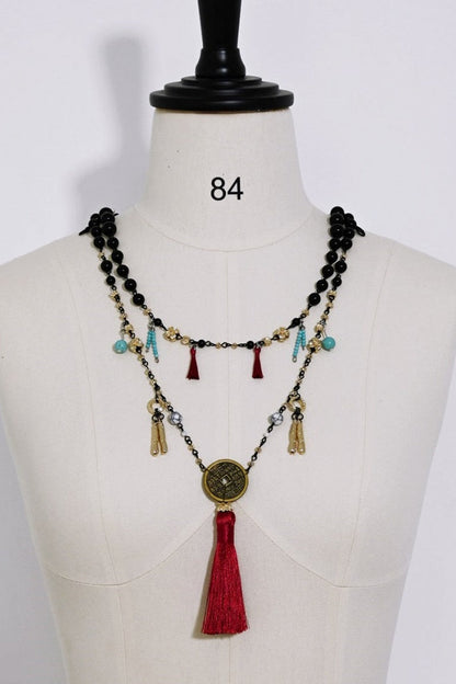 【11月1日予約締切】White Fox Chinese Fantasy Style Series Accessories（Beaded tassel necklace）