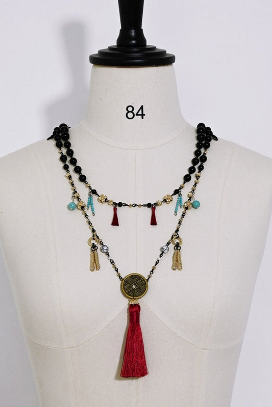 【11月1日予約締切】White Fox Chinese Fantasy Style Series Accessories（Beaded tassel necklace）