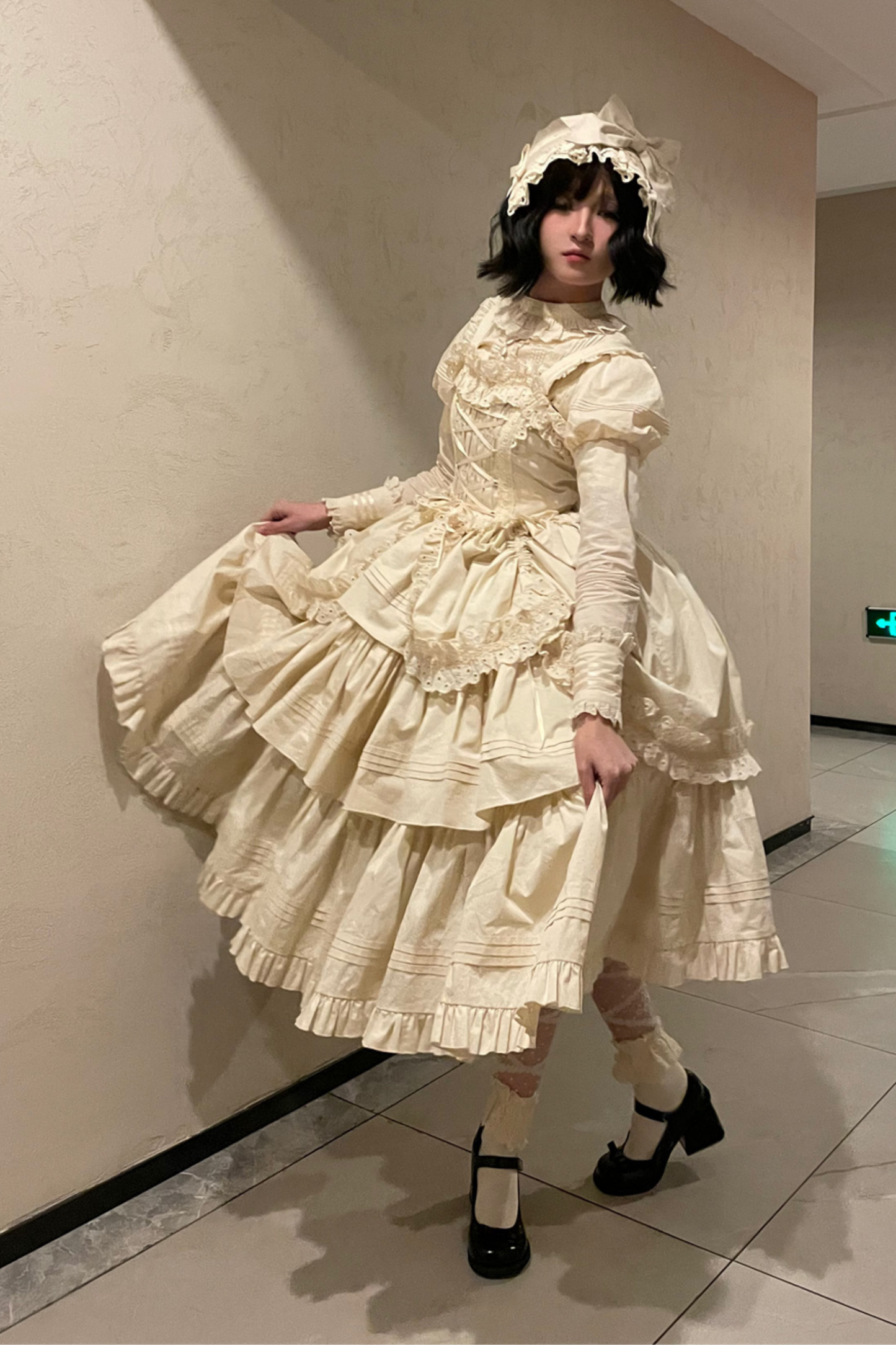 Lace Goth Subculture Dark Star Island Lolita Dress