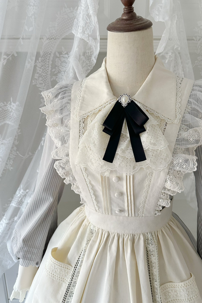 레트로 로리타 원피스 + 앞치마