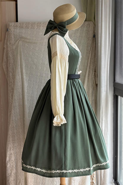 スケッチワイルドローズエレガントロリータドレス