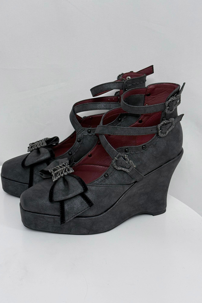 【3月30日予約締切】ダークラブリーボックスリボンシューズ