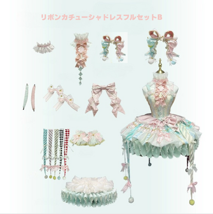 【12月26日予約締切】サーカスシリーズファンフェアキャンディカラーロリータピエロドレス＋フルセットA/B