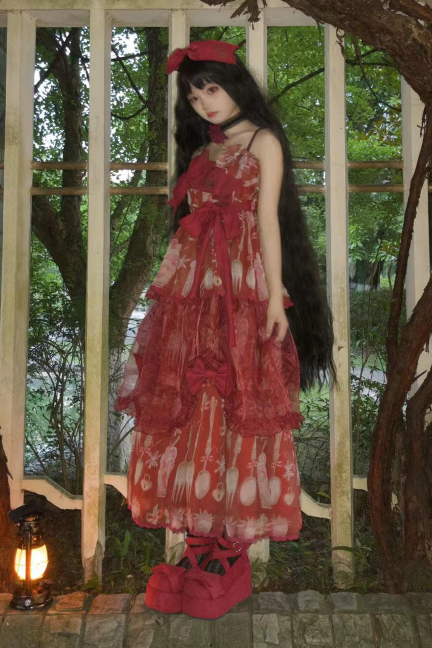 ストロベリーボックスロリータキャミソールドレス