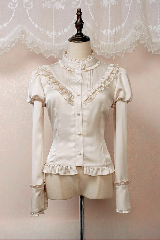 【1月13日予約締切】Honor Guard Ceremonyフリルスタンドカラーシャツ