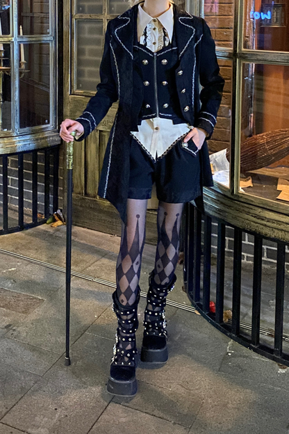 Dark Prince Lolita Jacket + Shirt + Pants + Vest