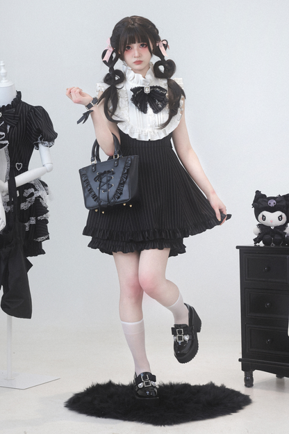 ローズプリンセスオフショルダーフリルリボントップス