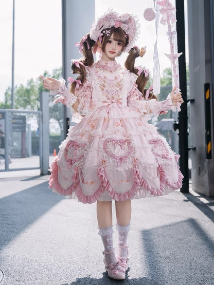 【2月22日予約締切】アンティークベリーローズロマンティックファンタジーロリータショートドレス