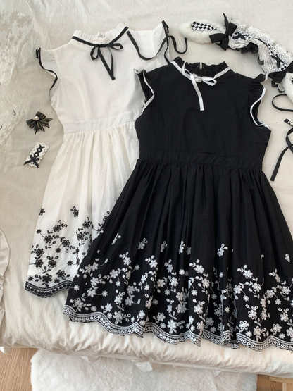 Cotton Ribbon French Dress