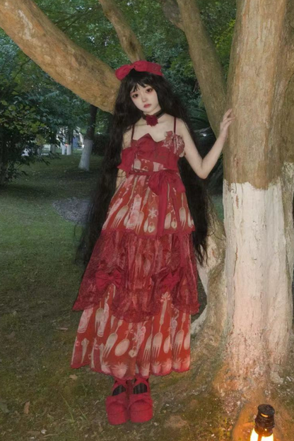 ストロベリーボックスロリータキャミソールドレス