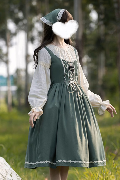 スケッチワイルドローズエレガントロリータドレス