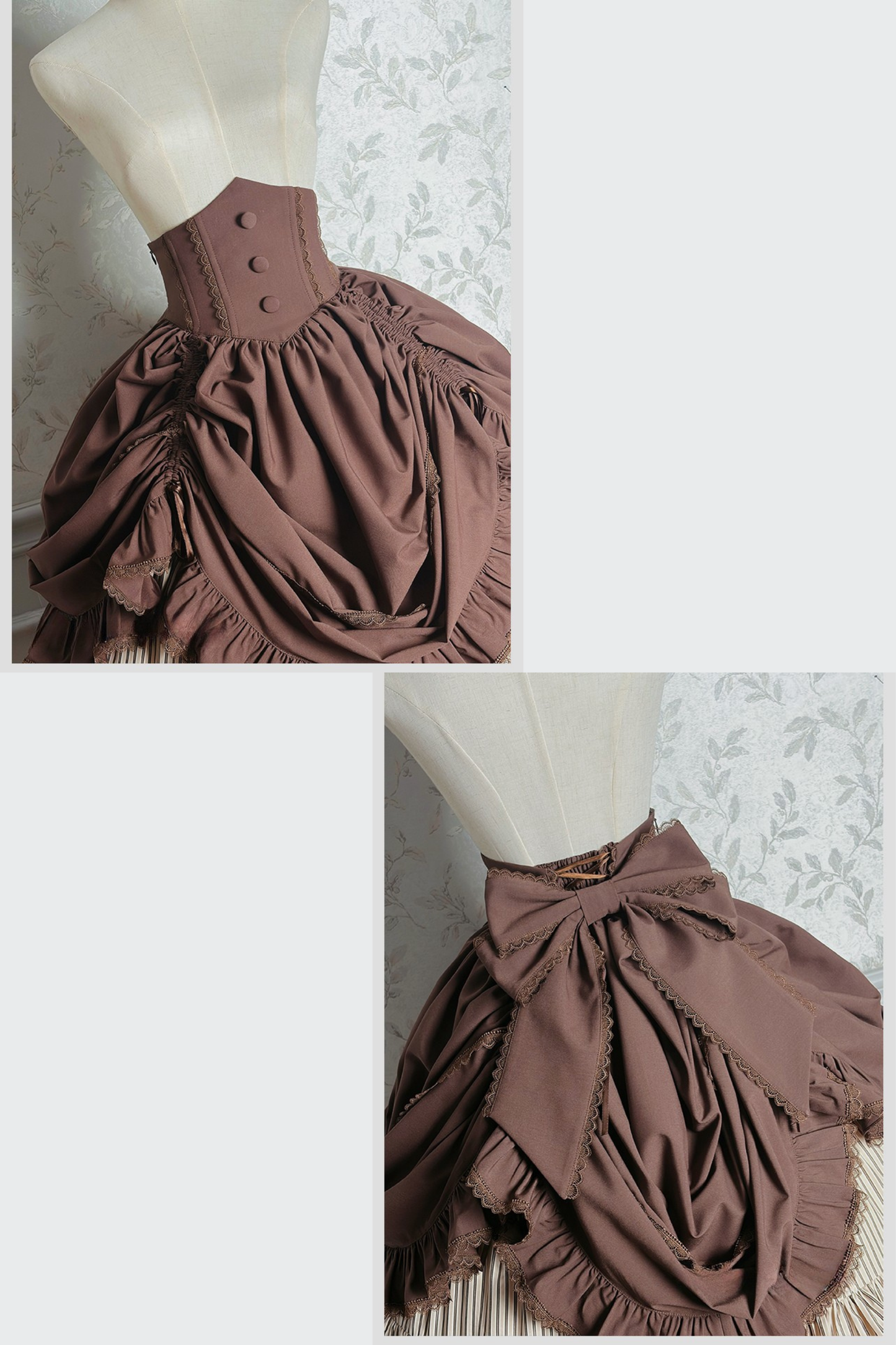 [Deadline for reservations: November 23] Victoria Duke Elegant Classic Pull-Up Skirt + Tiered Ribbon Skirt