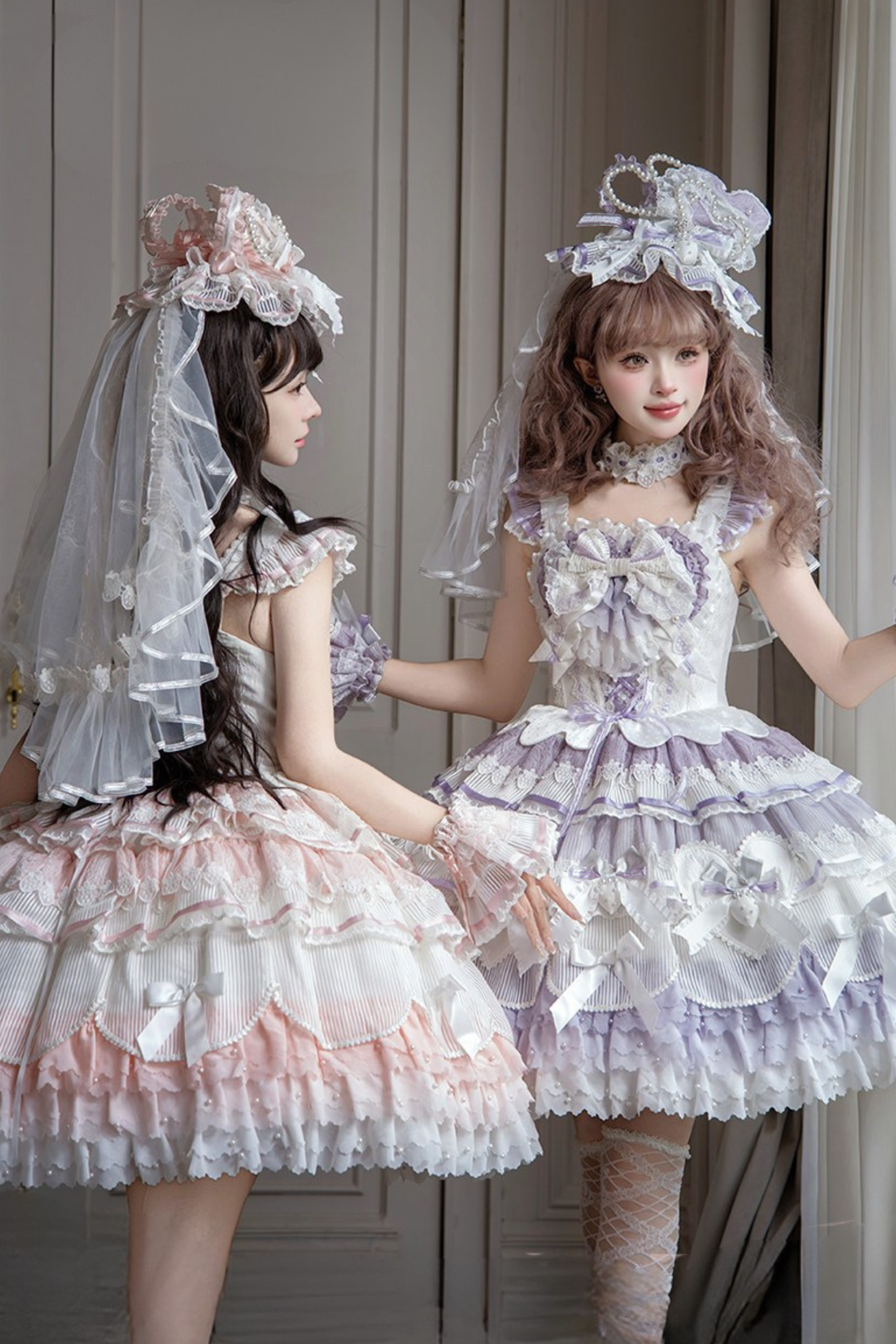 【8月8日予約締切】スウィートベリーロリータプリンセスティアードリボンJKSドレス＋ドレスセットA/B＋コンプリートセットA/B