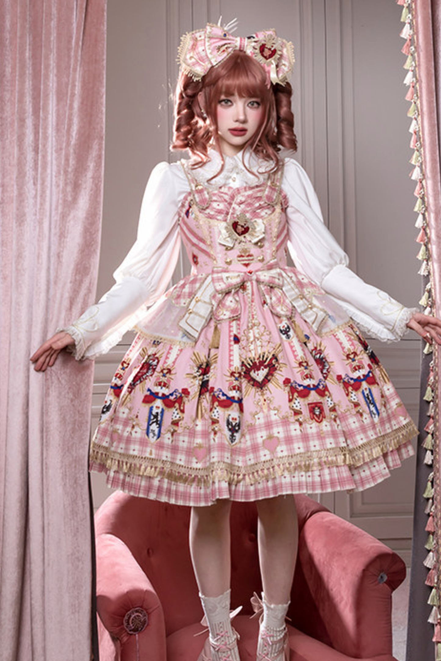 【3月18日予約締切】ホーリーハートロリータドレス+ジャンパースカート+インナー